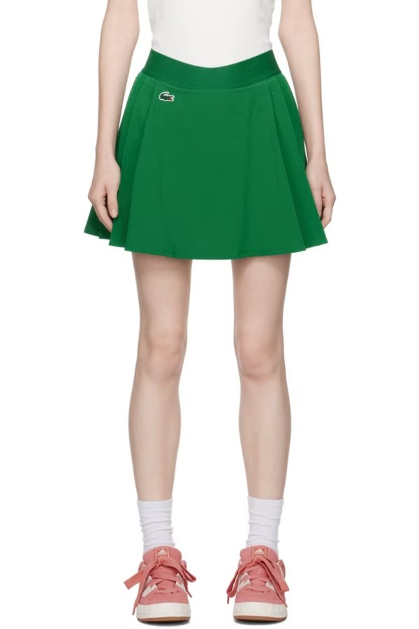 绿色网球裙