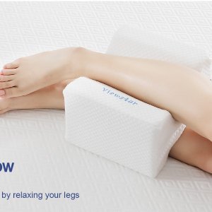 闪购：Viewstar 竹纤维 记忆海绵 美腿保健枕/护腿枕