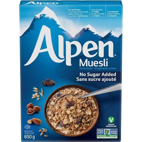 Alpen无糖 650g麦片