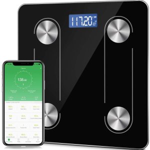 蓝牙电子体重称 自动校准 App同步体脂监控 BMI分析