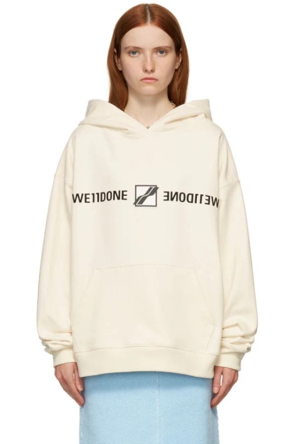 Off-White Patched 镜面卫衣