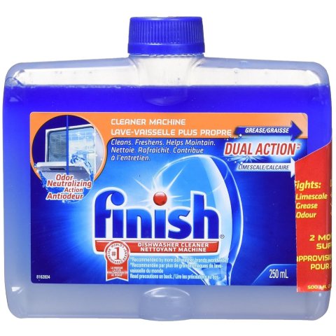 $7.9收2瓶Finish 双效洗碗机清洁液 250ml*2瓶 强力清洁死角堆积溶脂