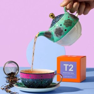 T2 Tea官网 茶具专场 精品英式茶杯、茶壶$10起