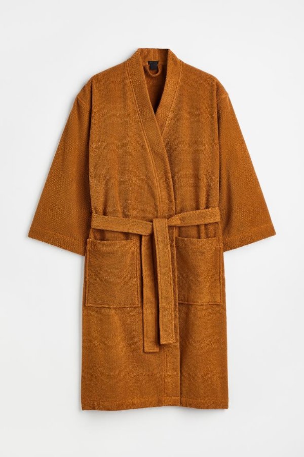 美拉德棕浴袍
