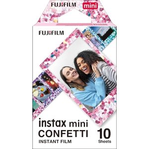 Fujifilminstax Mini Film, Confetti, 10 Shot Pack