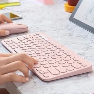 Logitech 罗技 iPad神伴侣K380键盘多色可选 浅粉色终于回货