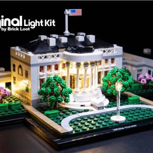 LEGO乐高 Architecture 白宫2020新版 21054