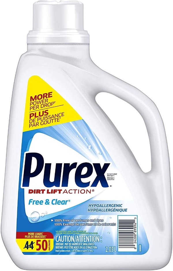 Purex 敏感肌肤洗衣液2.03升 