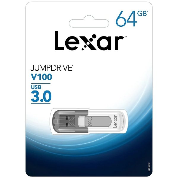 JumpDrive V100 64 GB U盘 - 白色