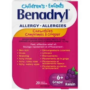 Benadryl 北美常见抗敏药 | 儿童缓解过敏软糖$10.63