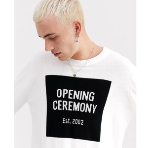 即将截止：Opening Ceremony 招牌logo针织卫衣 惊喜变相2.4折