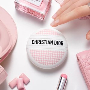 Dior限量万能霜有货 智秀车银优同款 粉色千鸟格太少女了叭！