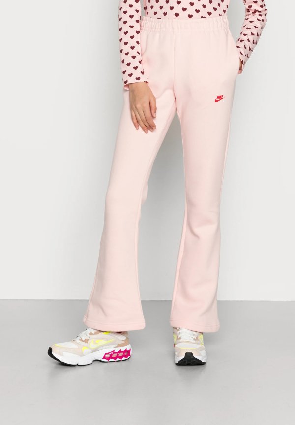 粉色微喇裤