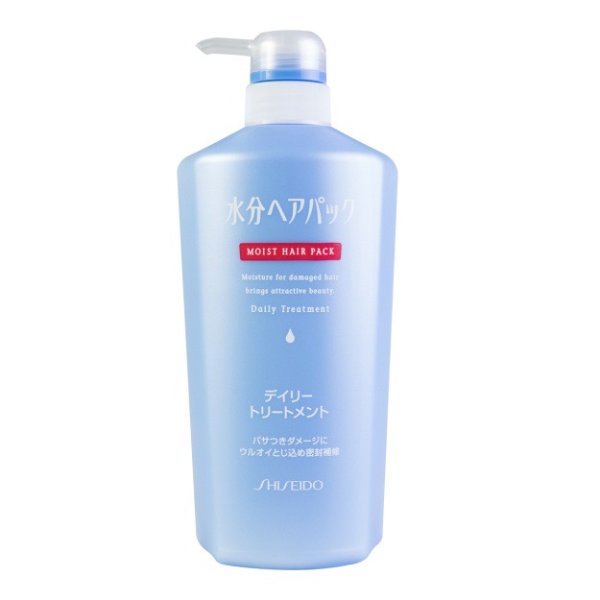 日本SHISEIDO资生堂 AQUAIR水之密语 保湿密集修复润发乳 600ml