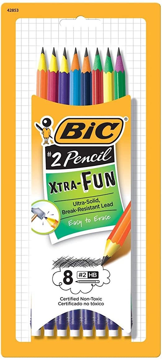 BiC 2 HB铅笔8支