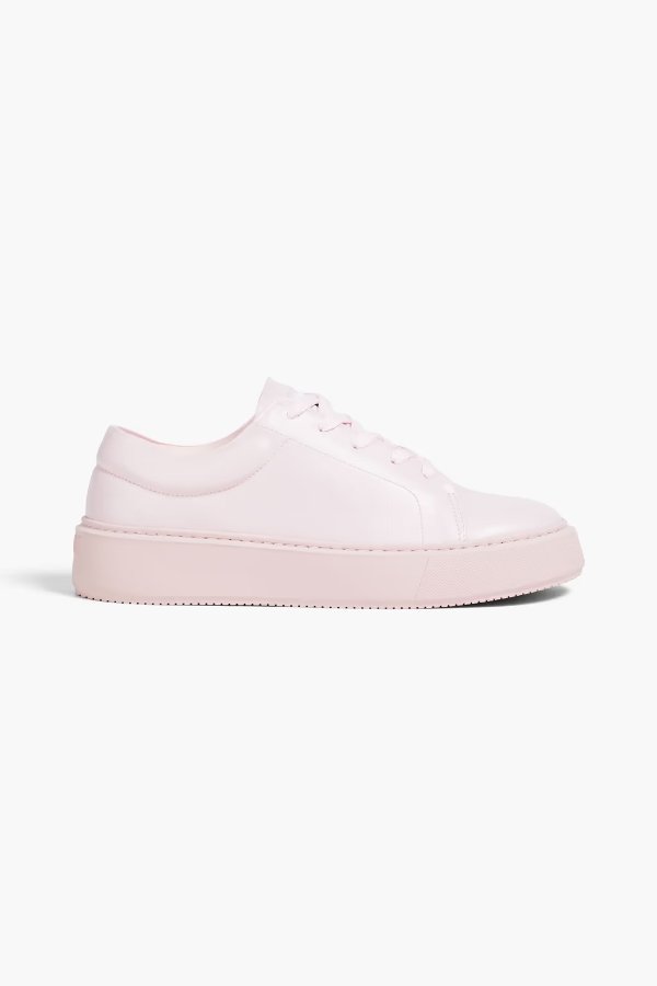 粉色平板鞋