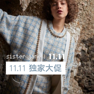 11.11独家：Sister Jane 官网大促 收小香风外套、名媛风连衣裙等