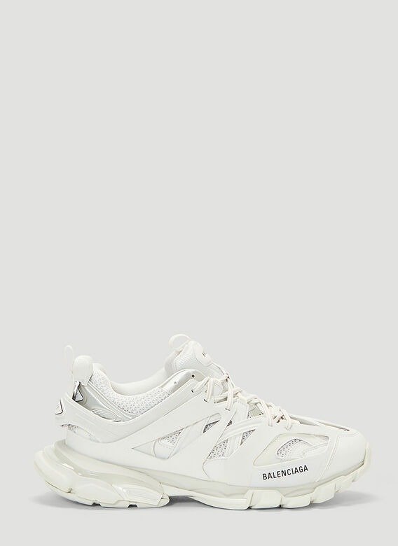 Track Sneakers in White