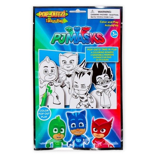 PJ Masks Pop-Outz 涂色玩具