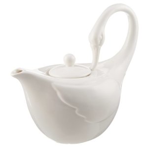 Abbott Collection Home 天鹅雕塑陶瓷茶壶