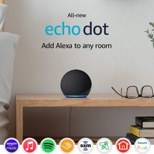 Echo Dot 第4代 家庭智能助手音箱 内置智慧家庭中枢Alexa