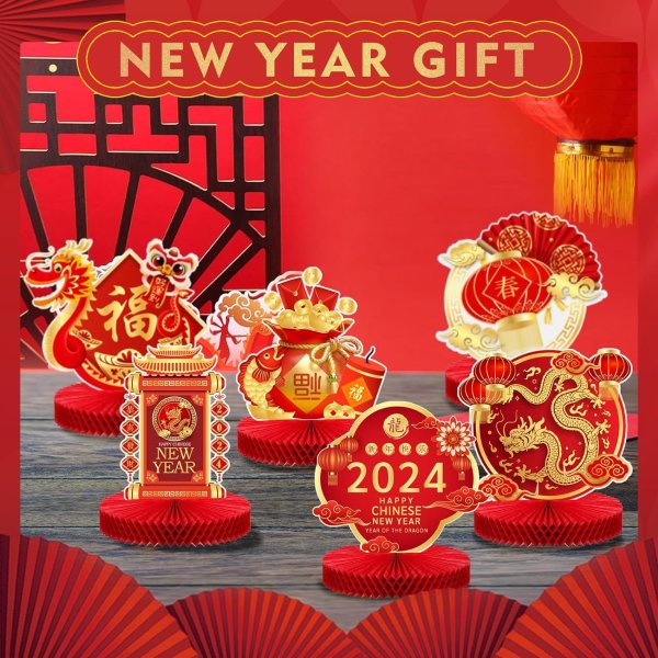 6 件中国新年装饰