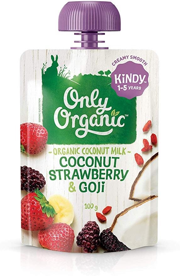 Coconut Strawberry & Goji Kindy 1-5 Years - 100g