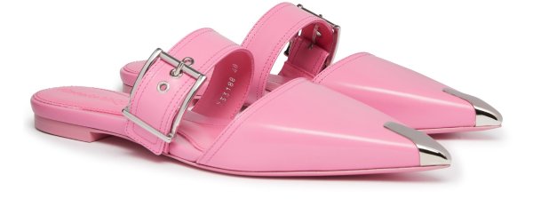 粉色朋克凉鞋