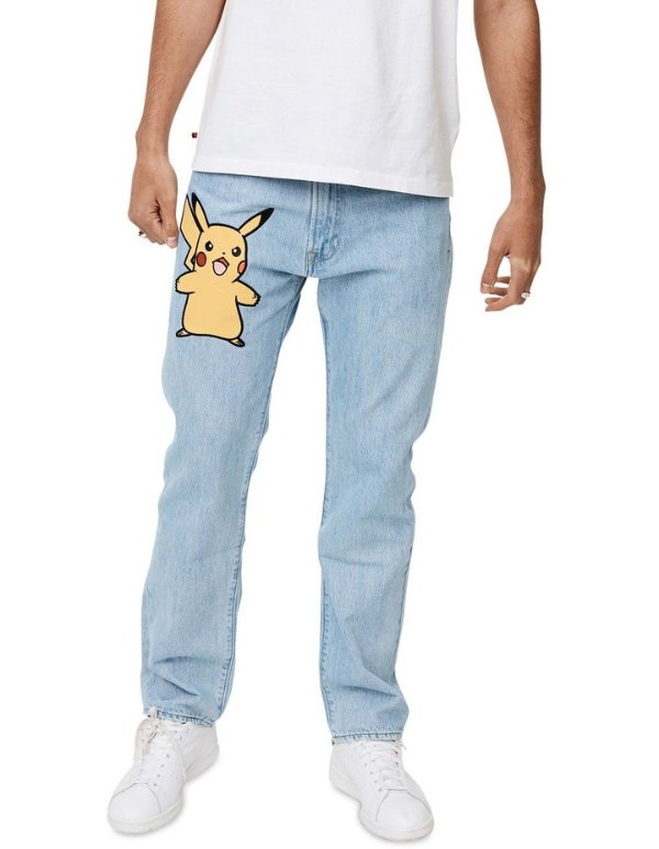 ® x Pokemon牛仔裤
