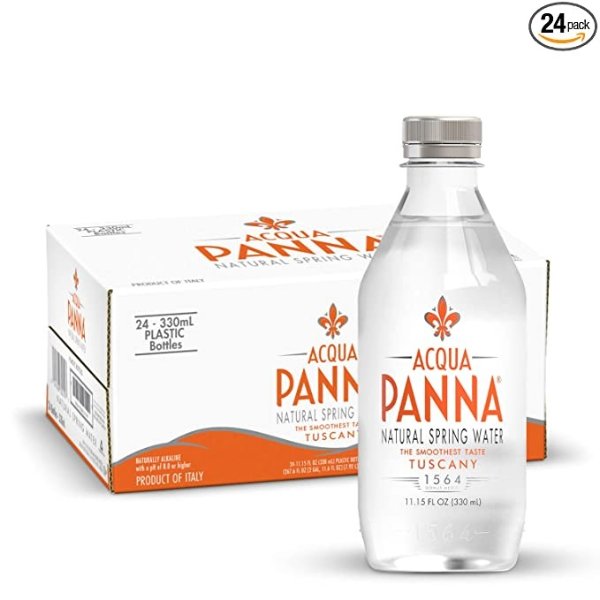 acqua panna 意大利天然矿泉水 11.5oz 24瓶