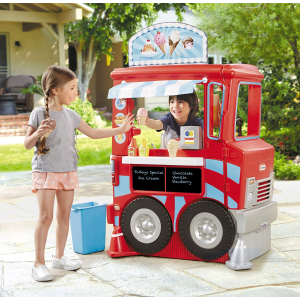 折扣升级：Little Tikes 2合1 儿童玩具厨房食物卡车