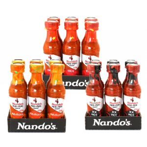 德国小吃货：英国 知名 Nando’s 餐厅招牌烤鸡蘸料 辣椒酱  18瓶   宅家也有好吃的