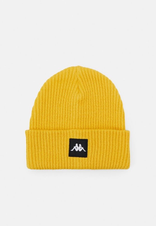 明黄色毛线帽
