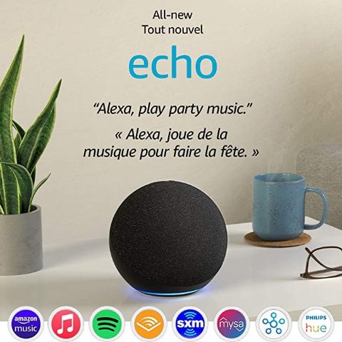 Amazon Echo & Alexa 设备大促- 语音助手低至6.2折$44.99 Echo Dot 5代