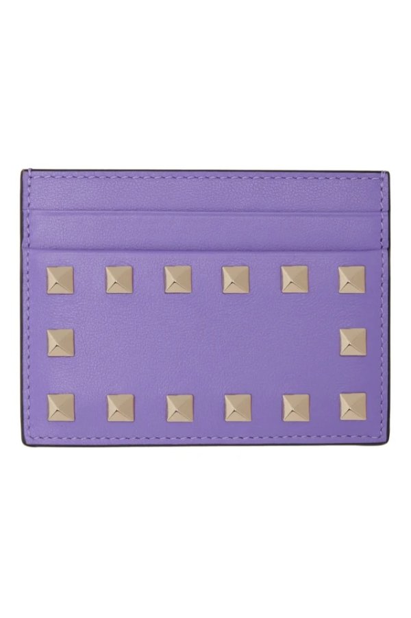 Purple 铆钉卡包