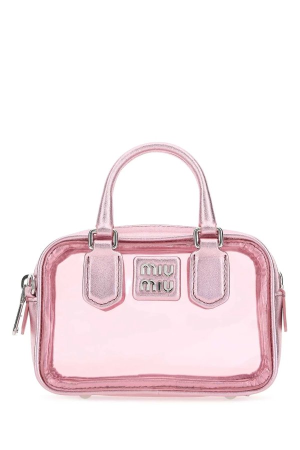 粉色透明手提包