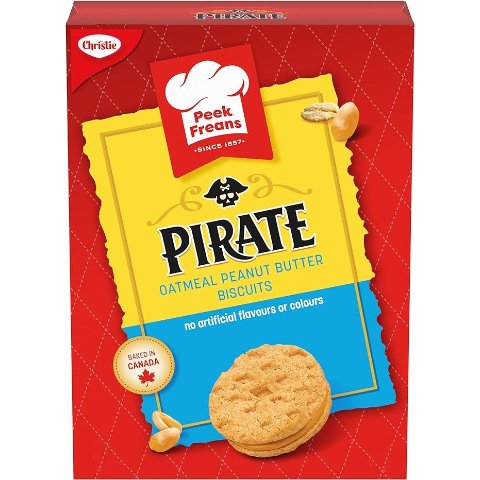 Peek Freans Pirate 花生酱燕麦饼干, 300g