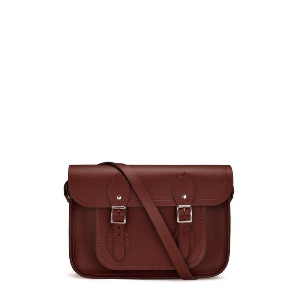 11 inch Classic Satchel in Leather 剑桥包- Oxblood