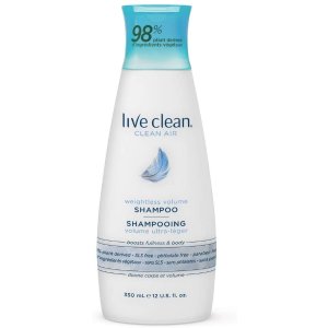live cleanShoppers售价$11轻盈洗发水 350 mL