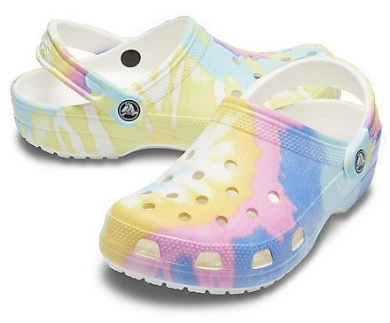 Classic Tie-Dye Graphic Clog