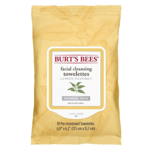 史低价：Burt's Bees 绿茶提取卸妆巾 10片 轻松卸除残妆