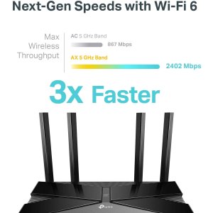 史低价：TP-Link WiFi 6 AX3000智能 Wi-Fi路由器 全屋Wi-Fi不是梦