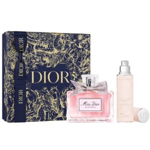 2022 Dior 圣诞新品-香氛礼盒抢先发售 小羊皮粉罐香水 出门携带美美哒