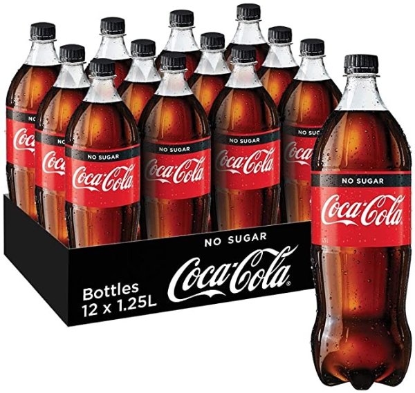 Coca-Cola 无糖型可乐 12 x 1.25 l