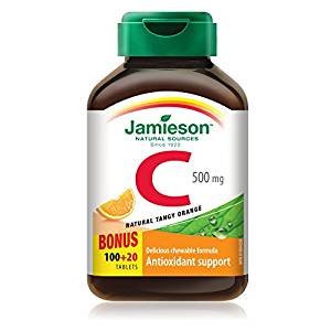 Jamieson 维生素C咀嚼片（500 mg）120片