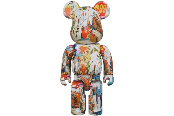 Bearbrick Andy Warhol x JEAN-MICHEL 积木熊