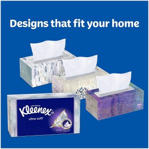 Kleenex 柔软面巾纸 110抽x4盒 日常必囤口碑好物 每抽仅$0.01