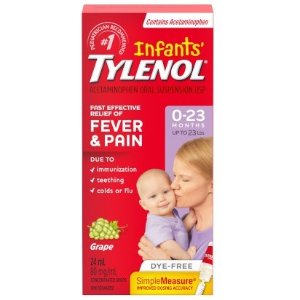 Tylenol 泰诺 婴儿退烧止痛滴剂24mL 0-24月宝宝适用