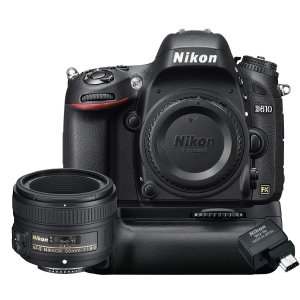 Nikon D610+50mm+电池手柄+无线适配器 节日套装