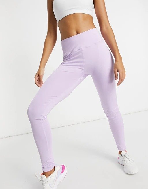 紫色运动legging